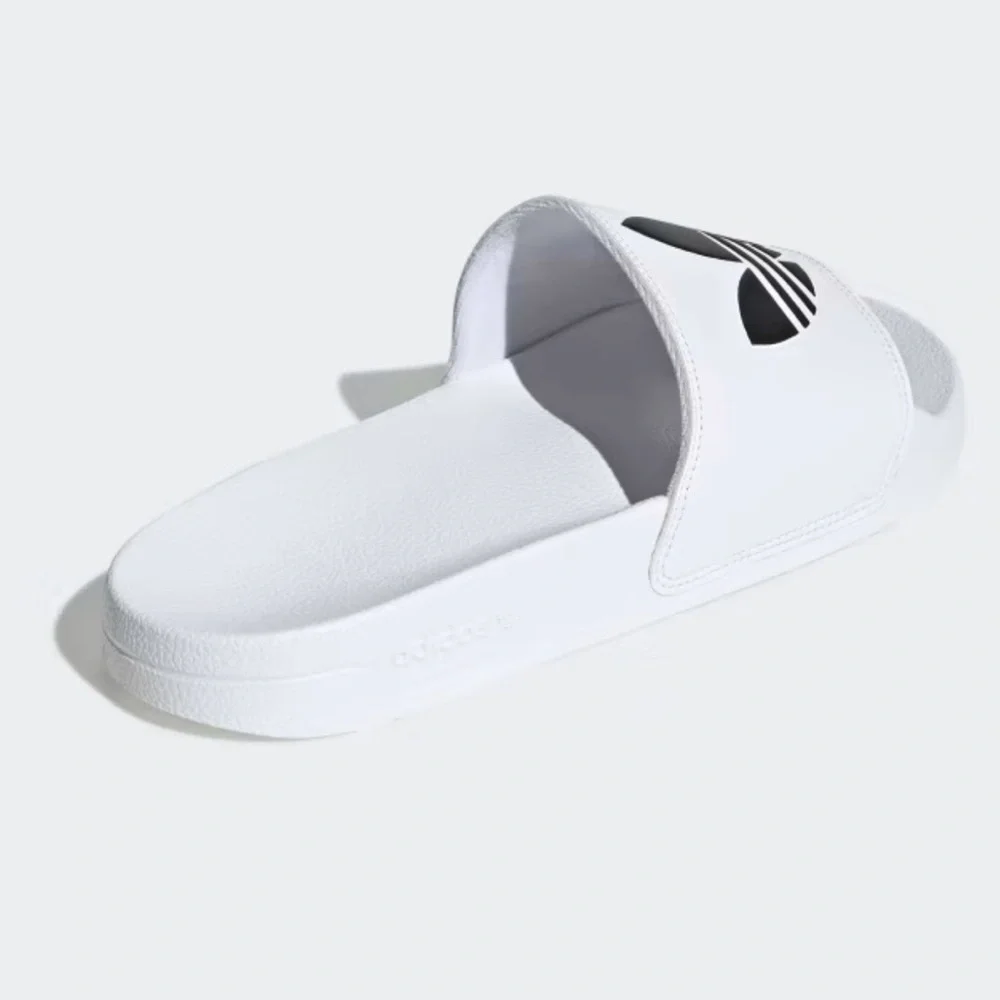 Adidas Adilette Lite men’s slide sandals Size 13 White and black New with tag